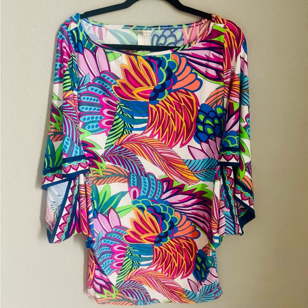 Trina Turk Multicolor Floral Dress